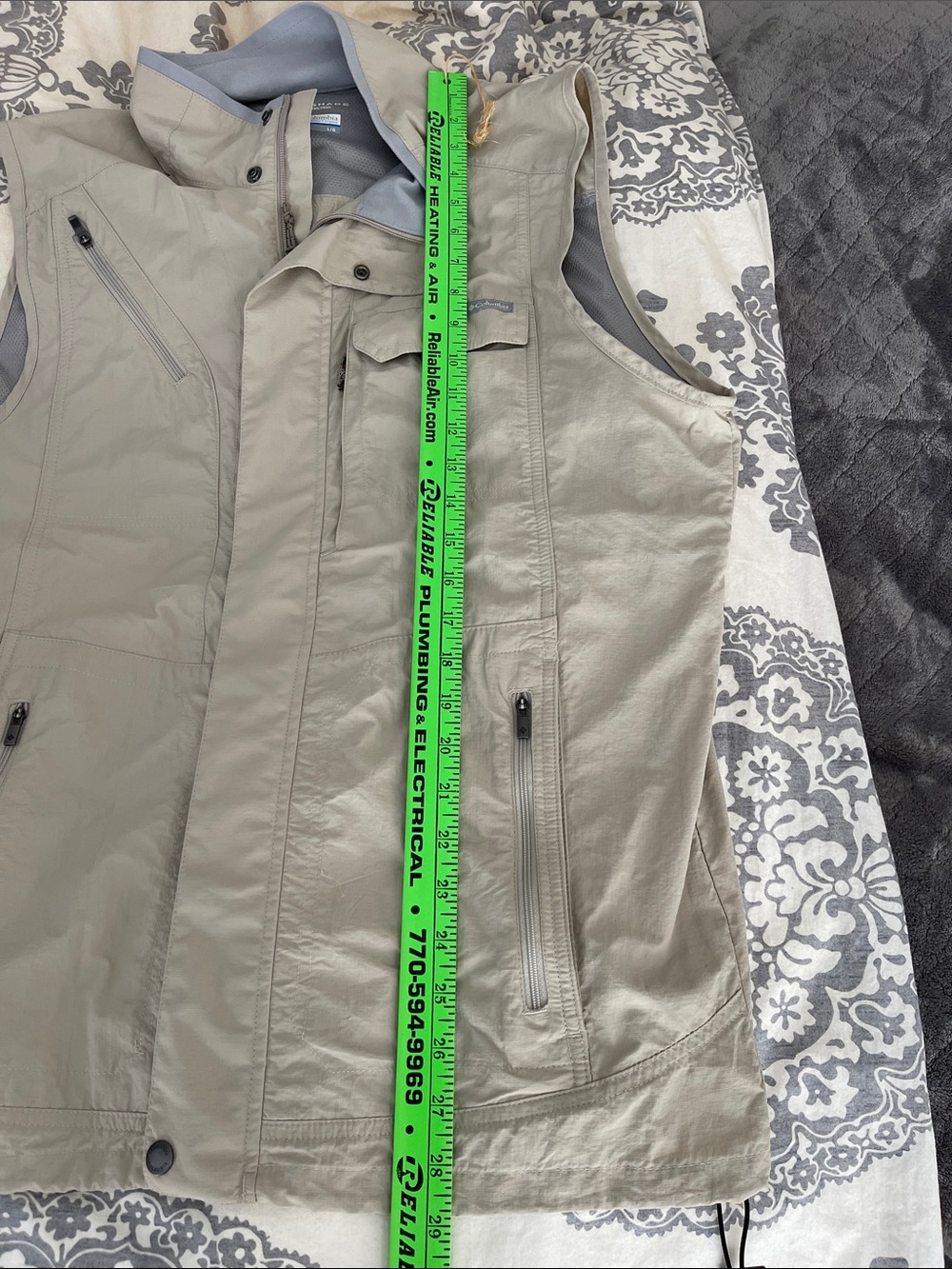 Columbia Omni-Shade Men’s Vest LG - Picture 7 of 10